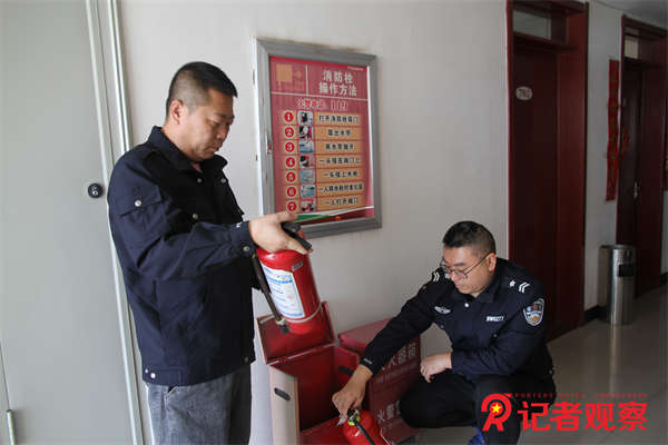 同發(fā)東周窯煤業(yè)公司深化消防安全宣傳筑牢春季 “防火墻” (1)